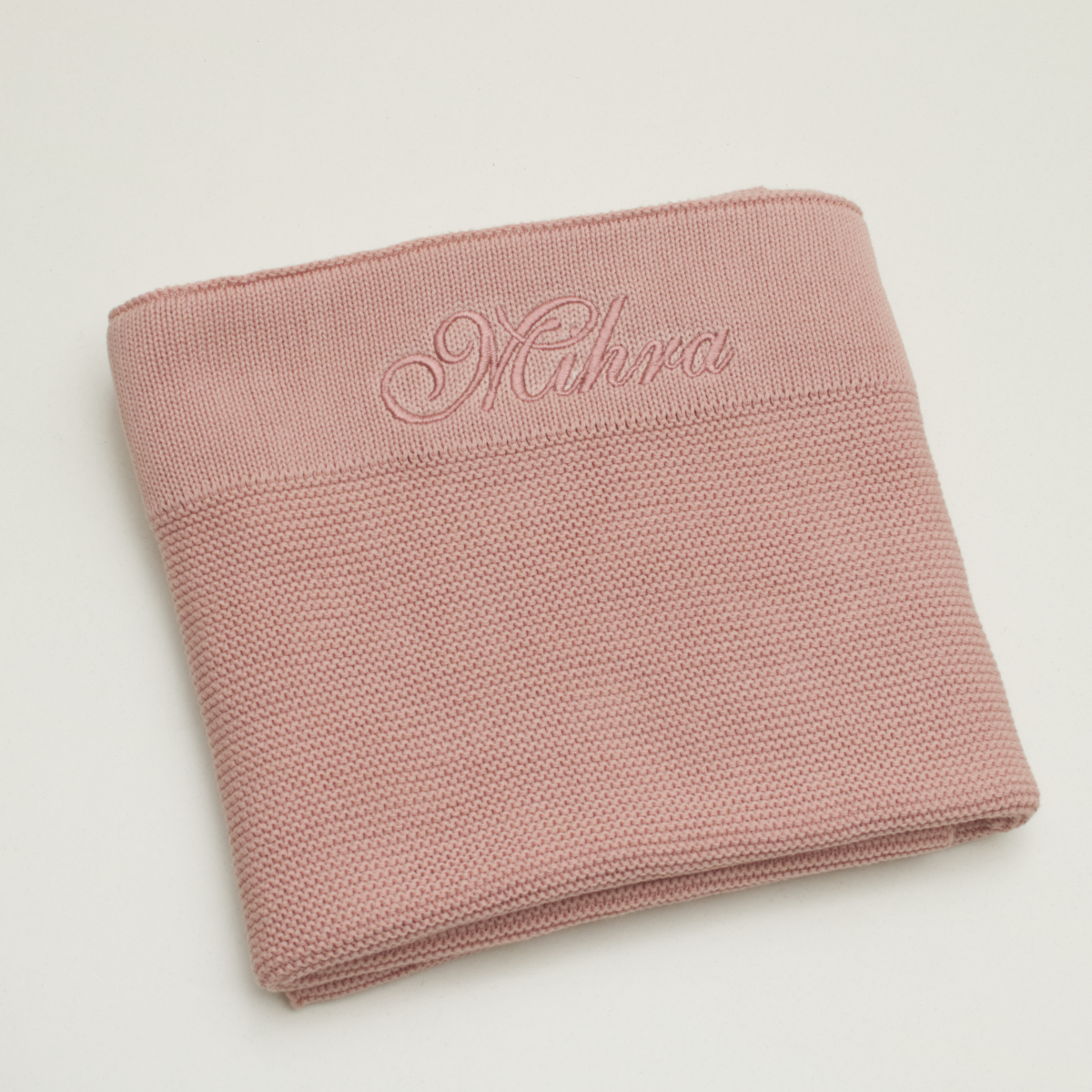 pink, Knit, Schal, unifarben, texturiert