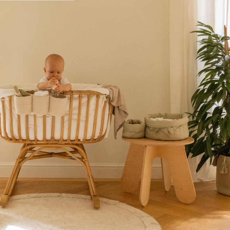 Baby, Babybett, Wiege, Boho, Holz
