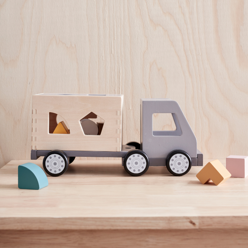 Holzspielzeug, Lastwagen, Kinderspielzeug, Holztruck, Puppenwagen