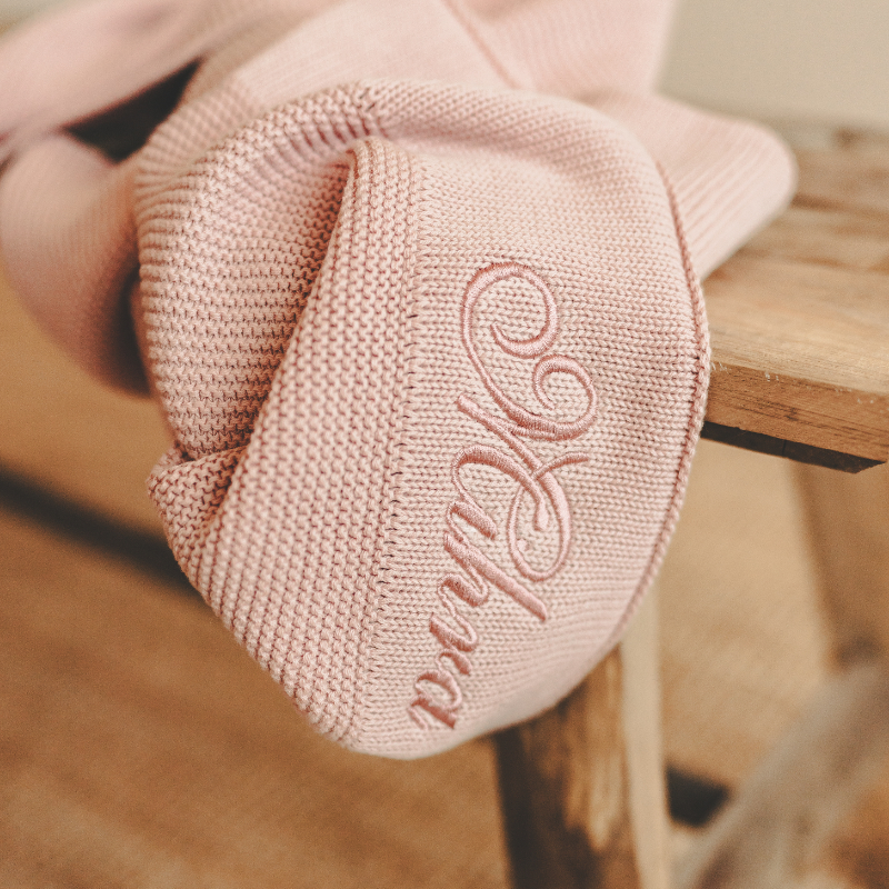 Schal, Kuschelig, Rosa, Geprägtes Muster, Textil-Accessoire