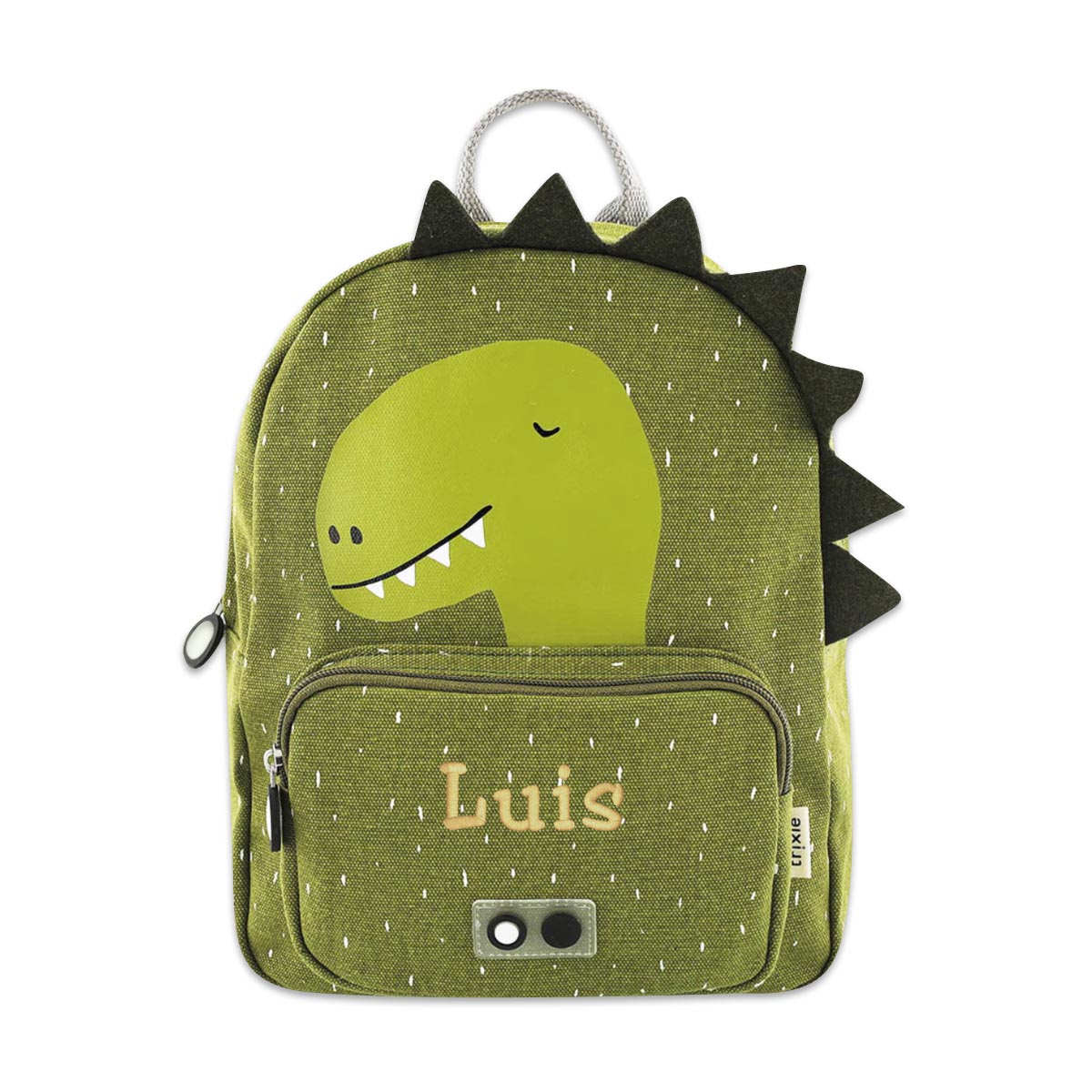 Rucksack, Dinosaurier, Grün, Kinder, Personalisierbar