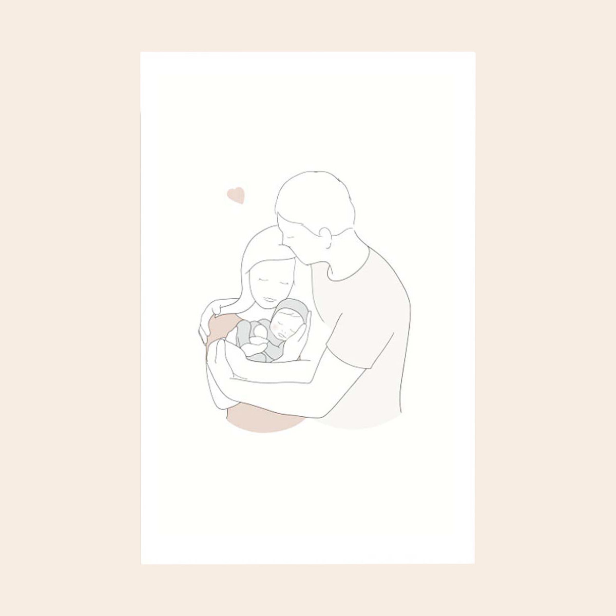 family, baby, mother, baby-bottle, heart