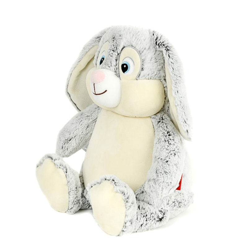Hasenplüschtier, Hase, Stofftier, grau, Plüschhase