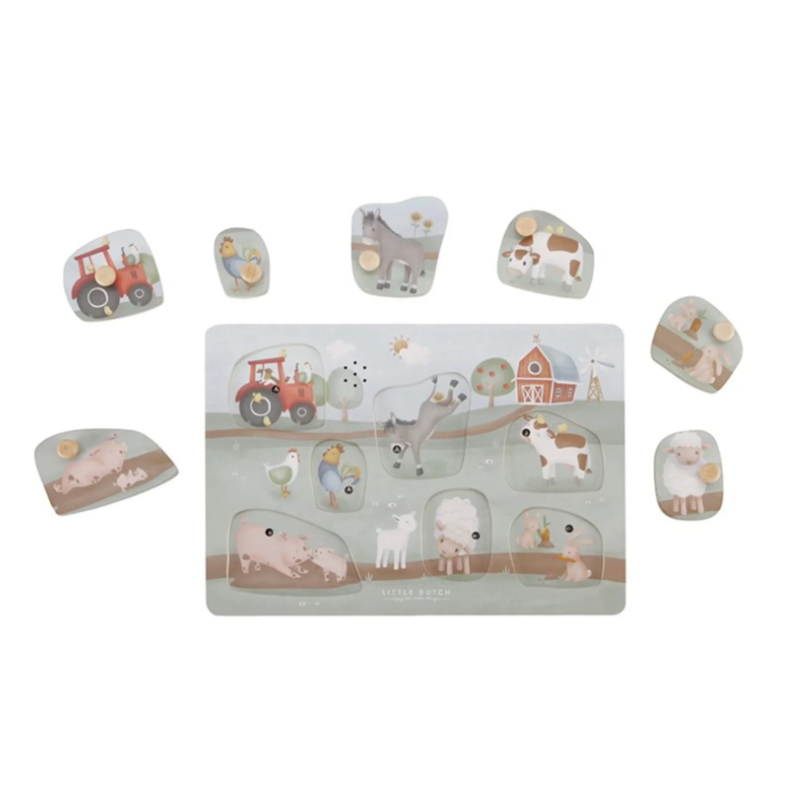 puzzle, Farm, animals, tractor, bazaar