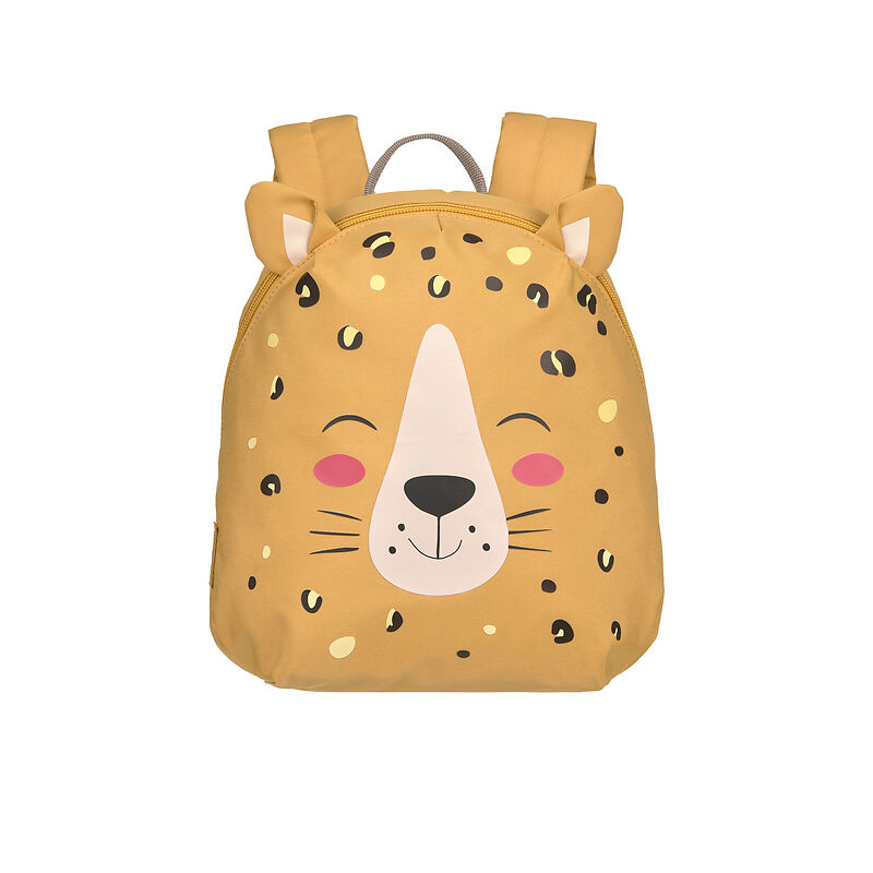 Kinderrucksack, Rucksack, Leopardendruck, Gelb, Kinderaccessoire