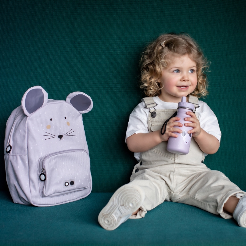 Rucksack, Maus-Design, Nachtfarbton, Stoffrucksack, Kinderaccessoire