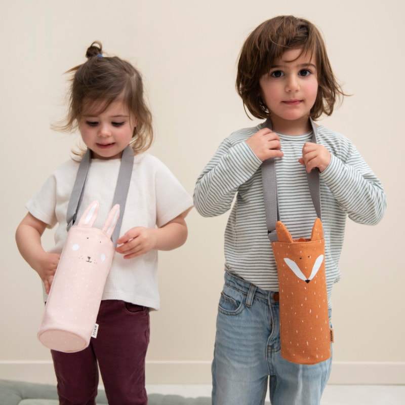 Kinderflasche, Trinkflasche, Niedlich, Tragegriff, Melonenfarben
