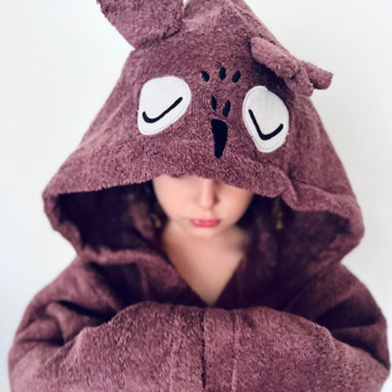 Hoodie, Plüsch, Lila, Tier, Augen