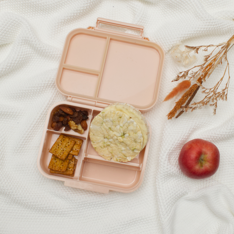 Lunchbox, Snack, Apfel, Reiswaffel, Bento