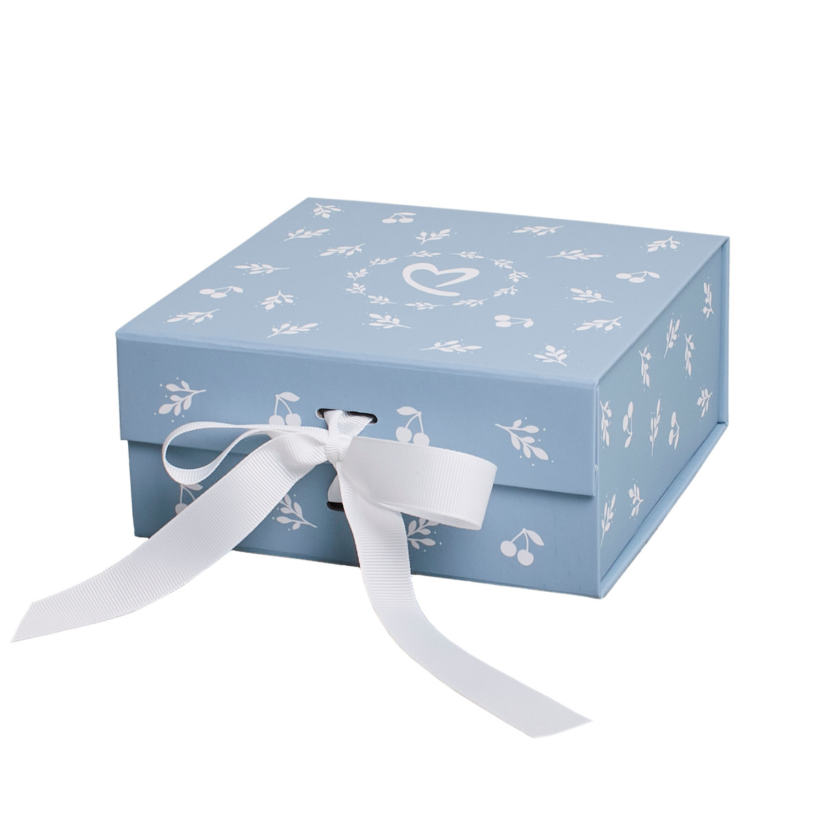 Box, Geschenkbox, Blau, Schleife, Muster