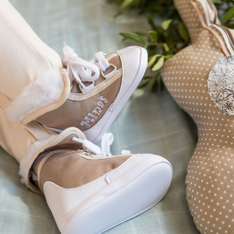 Schuhe, Sneaker, Babyschuhe, Stiefel, Beige