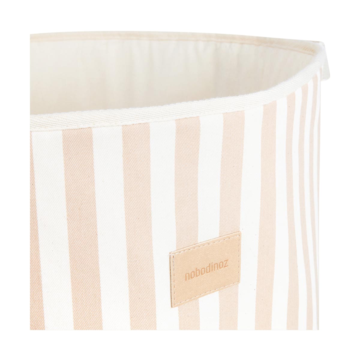 Streifen, Tasche, Beige, Canvas, Gestreifte Tasche
