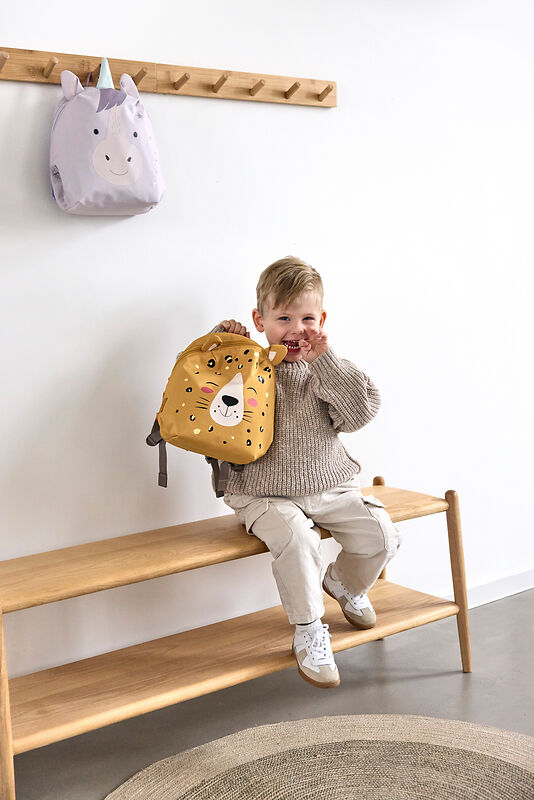 Rucksack, Kinderrucksack, Tiermotiv, Löwe, Gelb