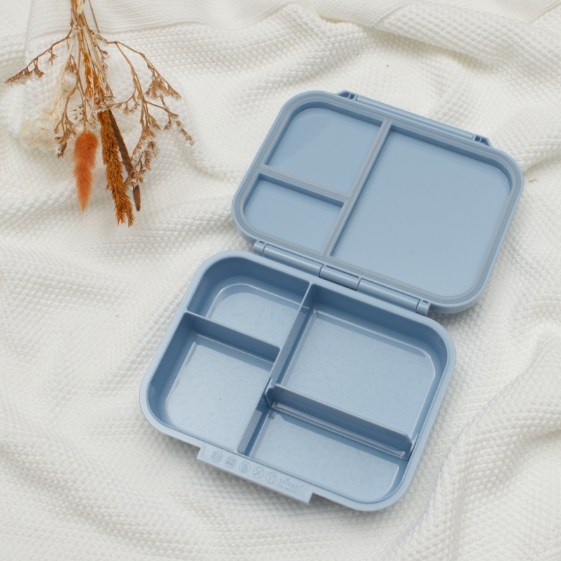 Lunchbox, Divided, Plastik, Blau, Kinder