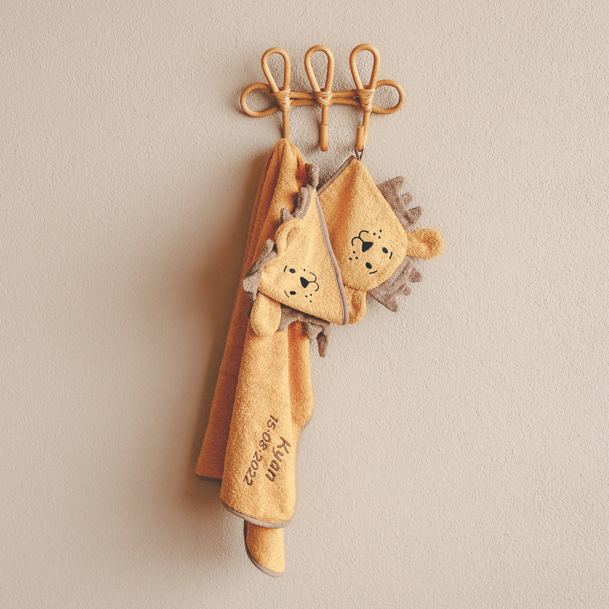 Kleiderhaken, Handtuchhalter, Kinderzimmer, Badezimmeraufhänger, Süßer Teddybär
