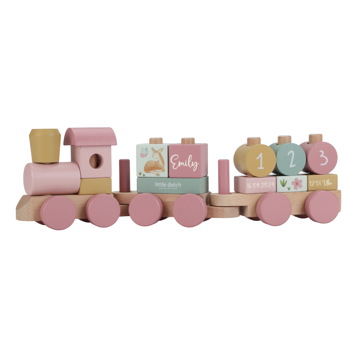 Holzspielzeug, Zug, Holzbausteine, Personalisierte?, Kinderwagen?
