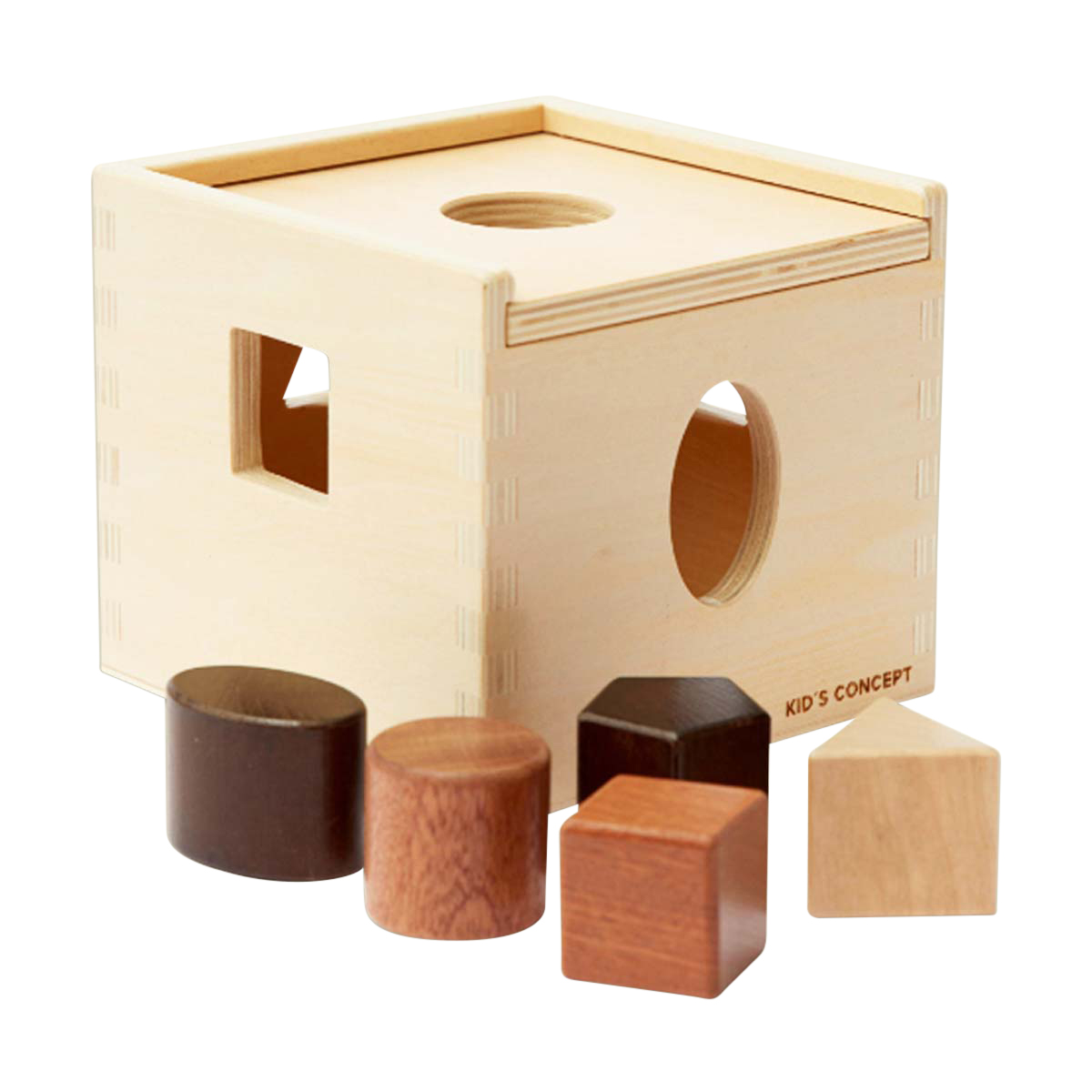 Holzspielzeug, Stapelwürfel, Holzkiste, Kinderwürfel, Kuben