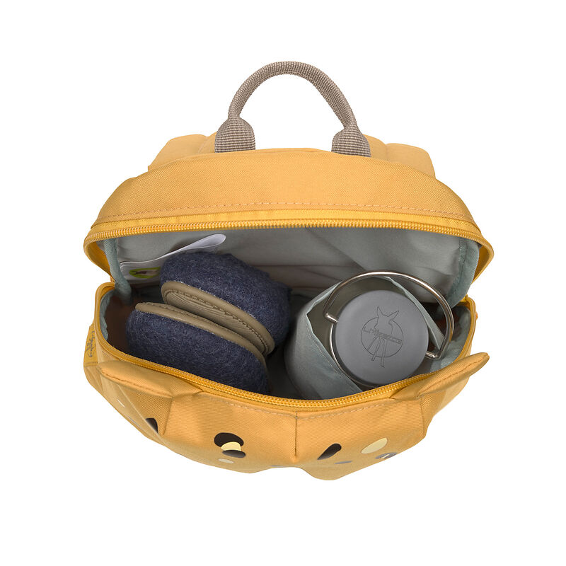 Mini-Rucksack, Kinder-Tasche, gelbes Rucksack, Ohrhörer-Etui, weiches Innenfutter
