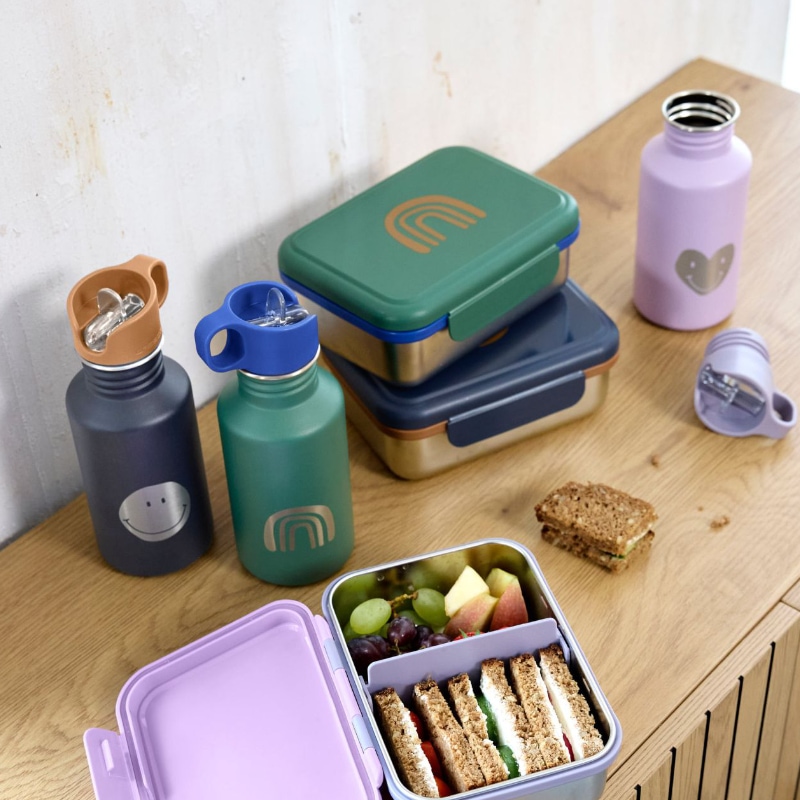 Trinkflasche, Stoffbehälter, Lunchbox, Snacks, Frühstückspelle