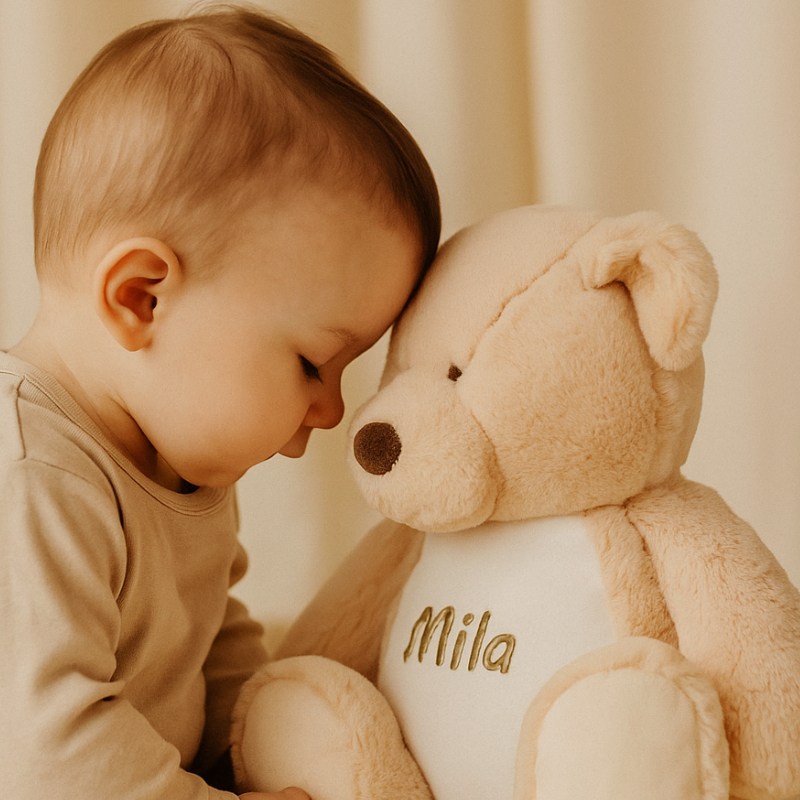 baby, teddy bear, plush, soft toy, milka