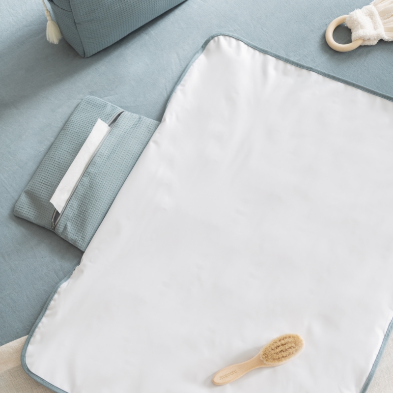 bouncer, baby mat, changing mat, towel, brush