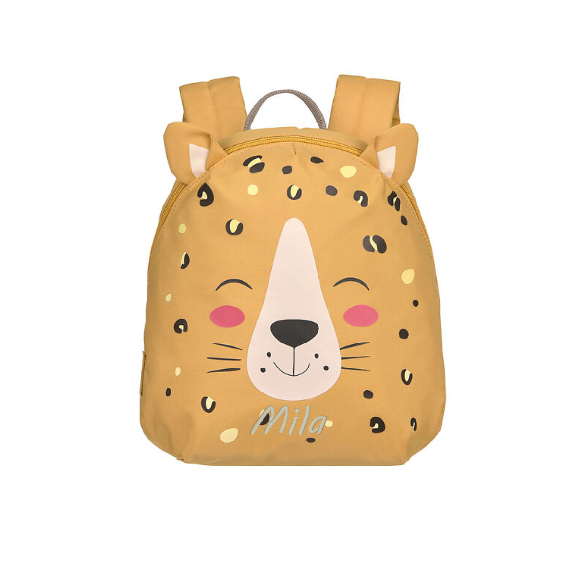 Rucksack, Kinder, Tiermotiv, Leopard, Gelb