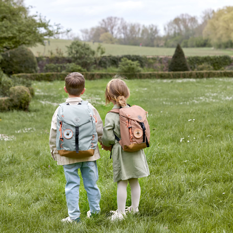 Rucksack, Kinder-Rucksack, Pastellfarben, Grün, Bunte Akzente