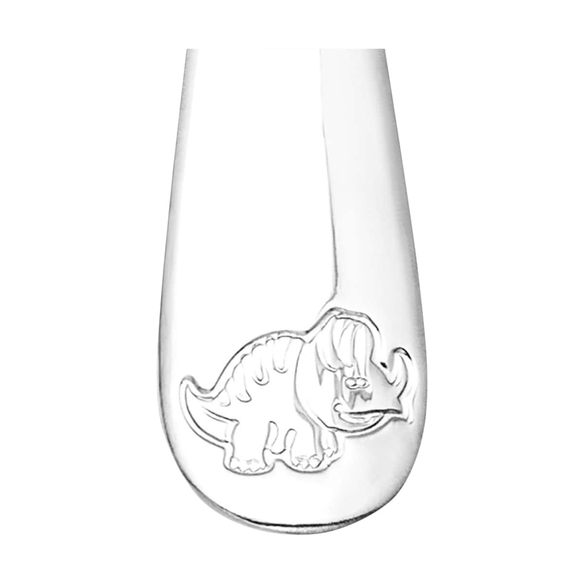 glas, graviert, dinosaurier, triceratops, ziervase