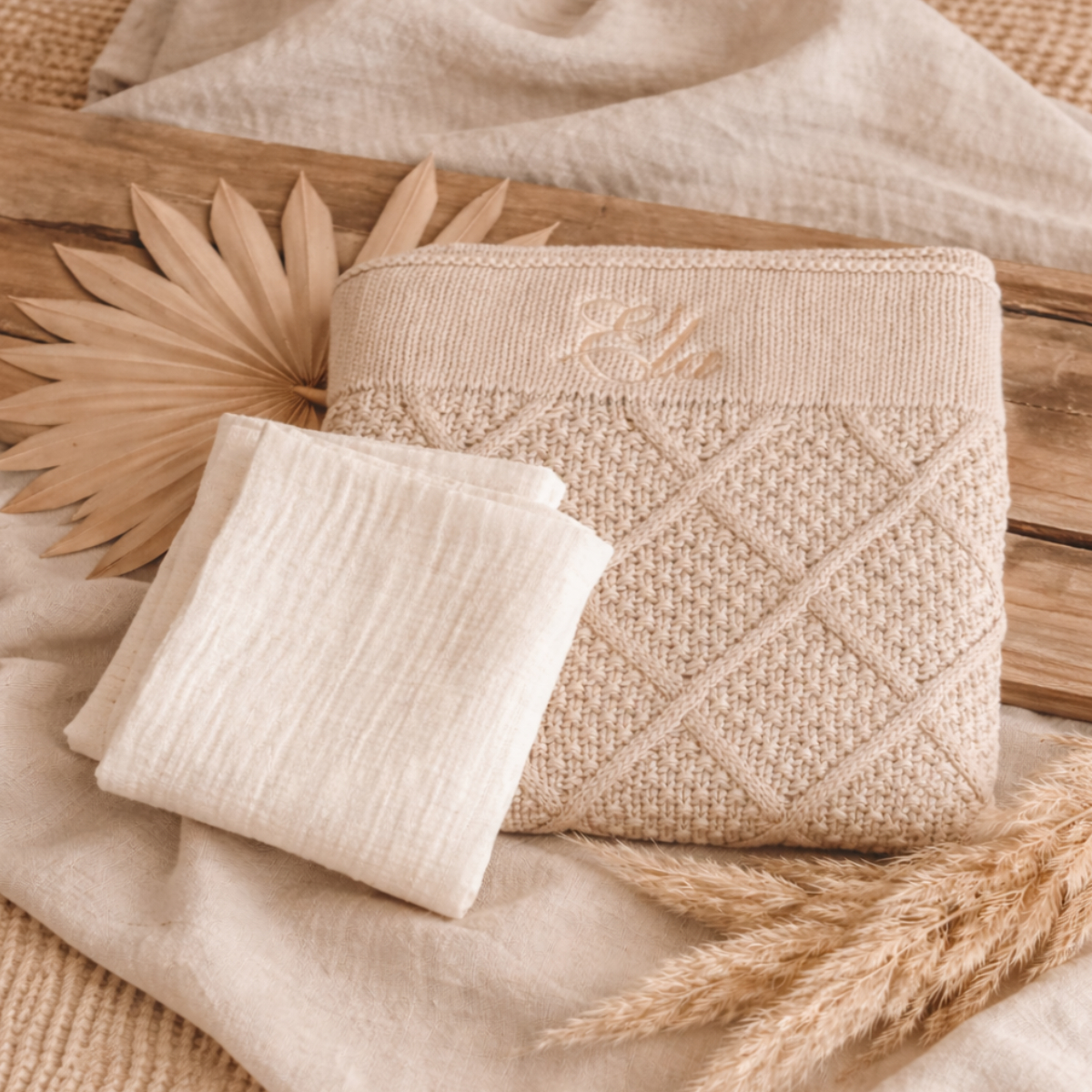 Handtuch, Badematte, Korktuch, Naturfarben, Geometrisches Muster