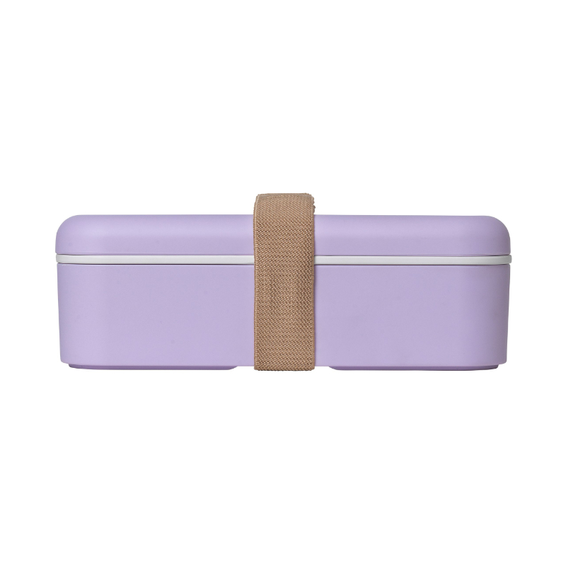 case, storage, lunch box, purple, elastic strap