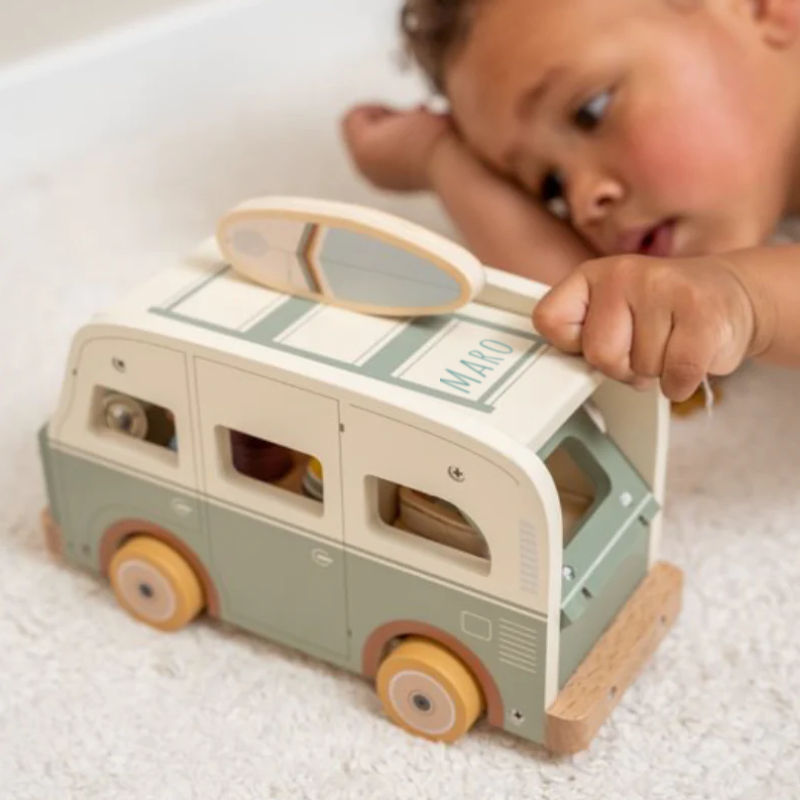 Holzspielzeug, Spielzeugbus, Bus Holz, Wohnmobil, Kinderauto