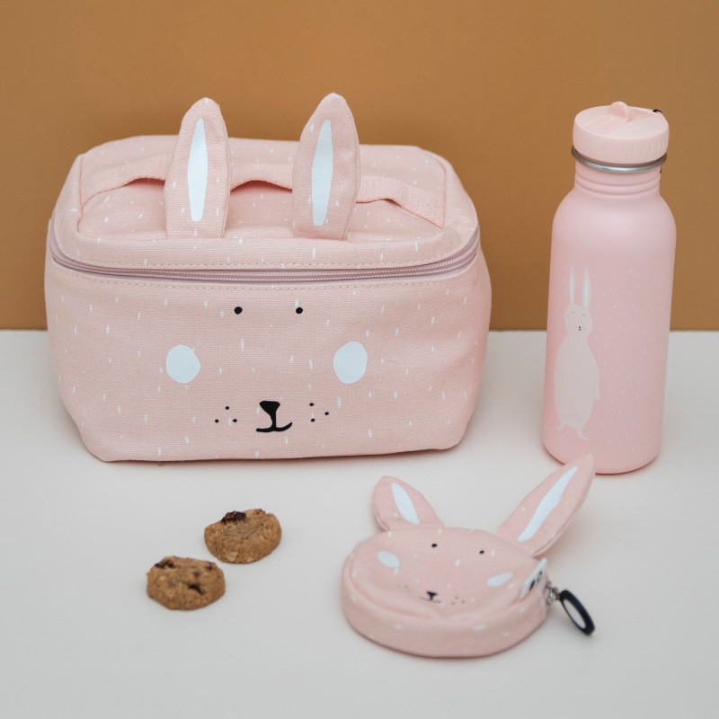 Rucksack, Hase, Rosa, Wasserflasche, Münztäschchen