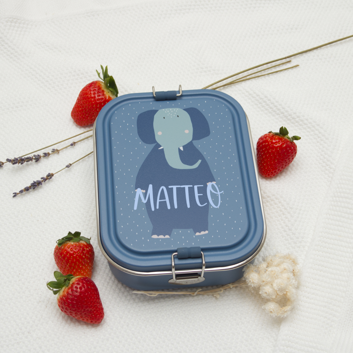 kindermotiv, elefant, brotdose, personalisiert, name