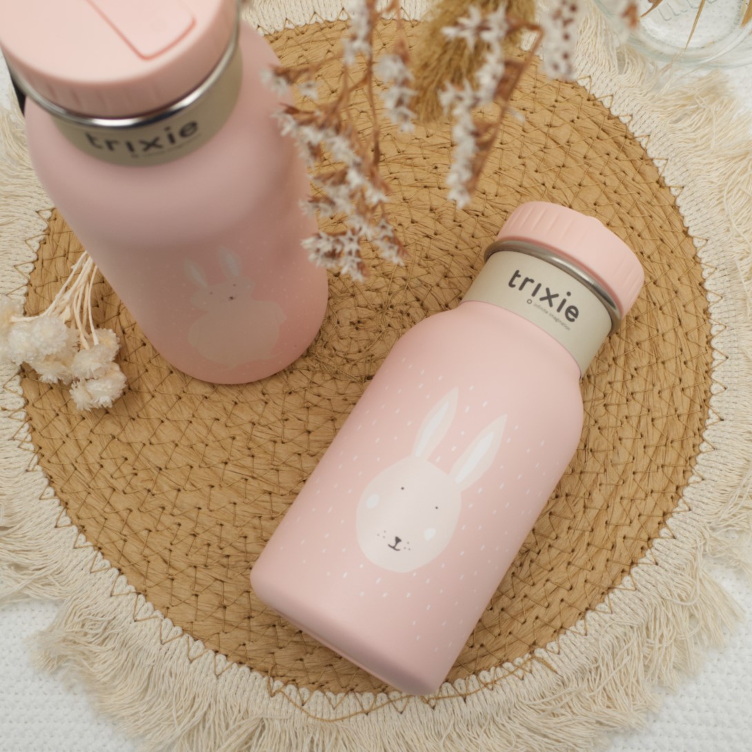 Kinderbecher, Trinkflasche, Rosa, Hase, Milchflasche
