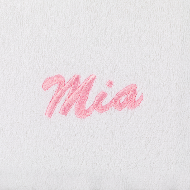 tuch, stickerei, pink, text, miami