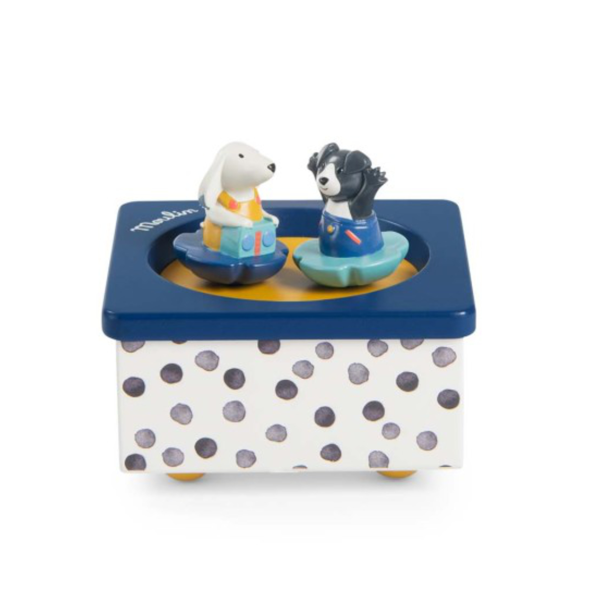 Kinderfigur, Tierspiel, Baukasten, Geschenkbox, PolkaDot-Design