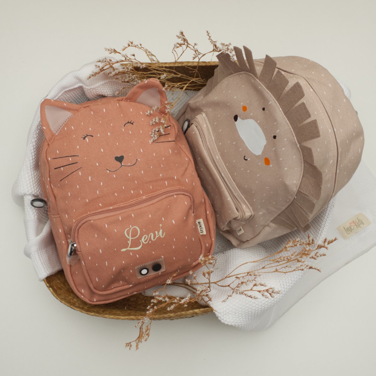 Rucksack, Kinder, Backpack, Tiermotiv, rosé-rosa