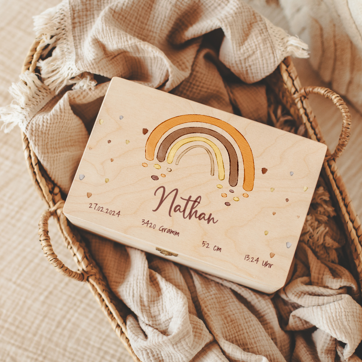 personalisierte schuhbox?, neugeborenenbox, geburtsdaten, babygeschenk, renti?