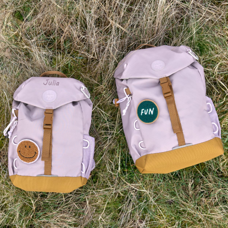 Rucksack, Kinder, Lila, Gurtverschluss, Patch