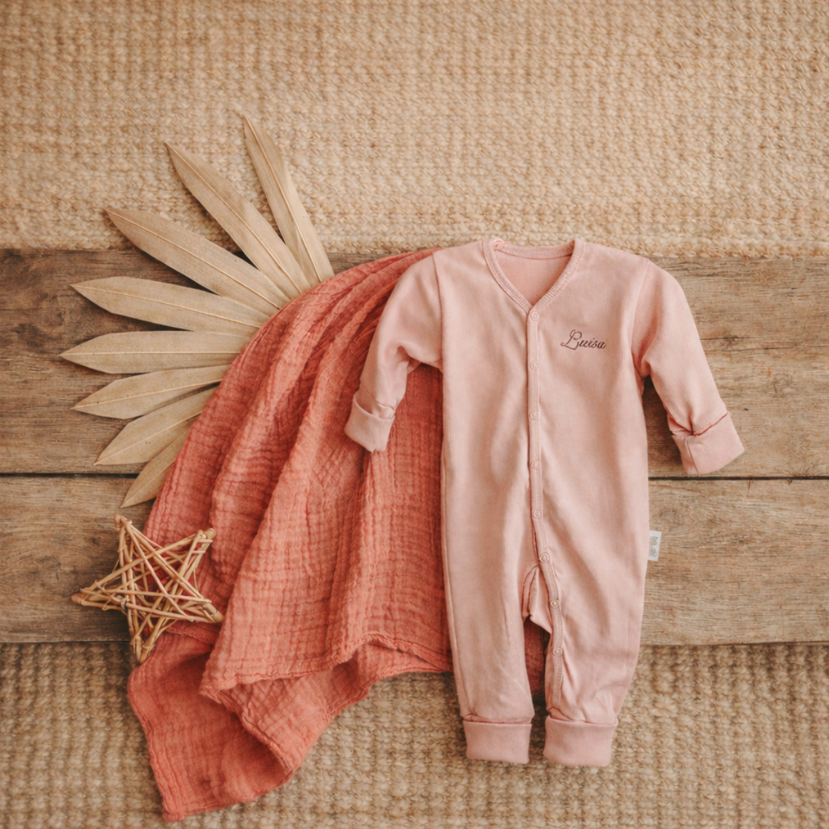 baby-onesie, pink, long-sleeve, outfit, blanket