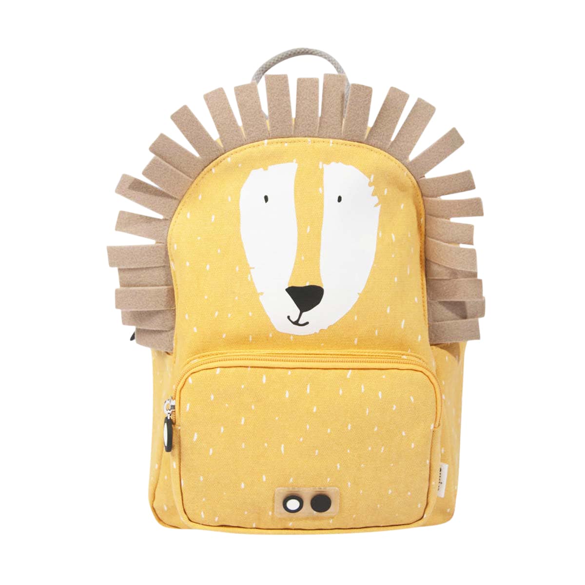 Rucksack, Kinderrucksack, Gelb, Tiermotiv, Fransen