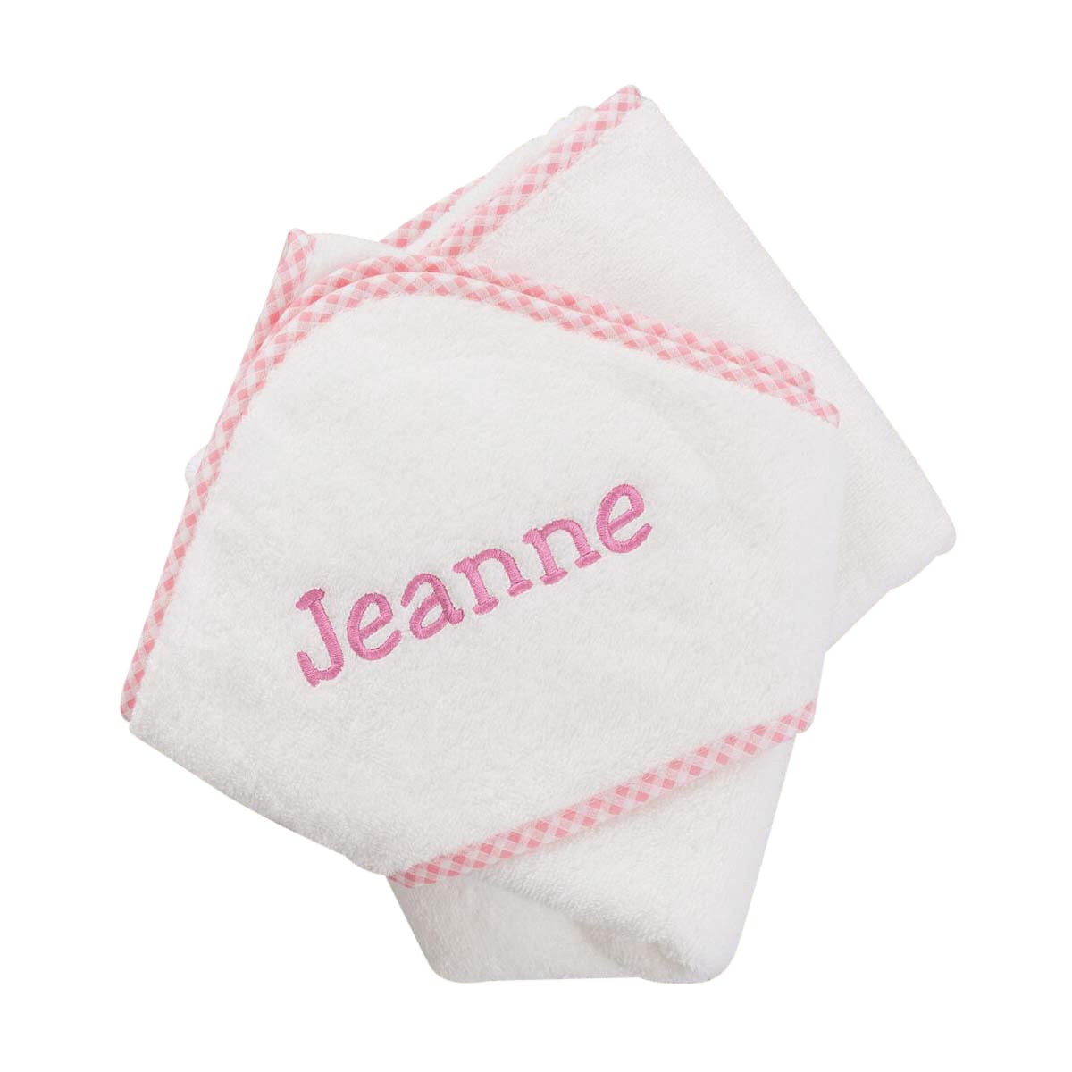 Kinderhandtuch, Waschlappen, Handtuch, Personalisierter Schriftzug, Pink