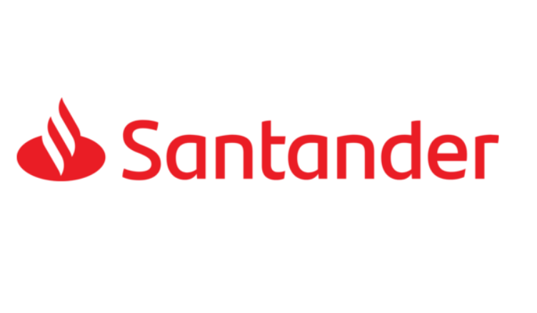 Banklogo, Santander, rot, Marke, Logo