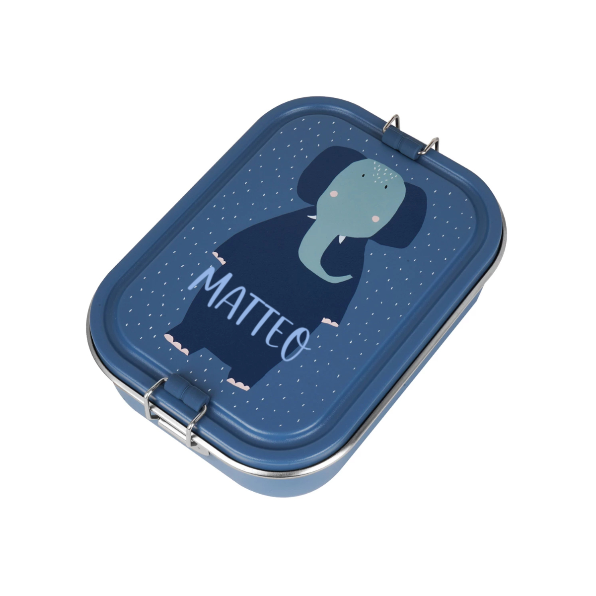 brotdose, lunchbox, elefant, blau, matteo