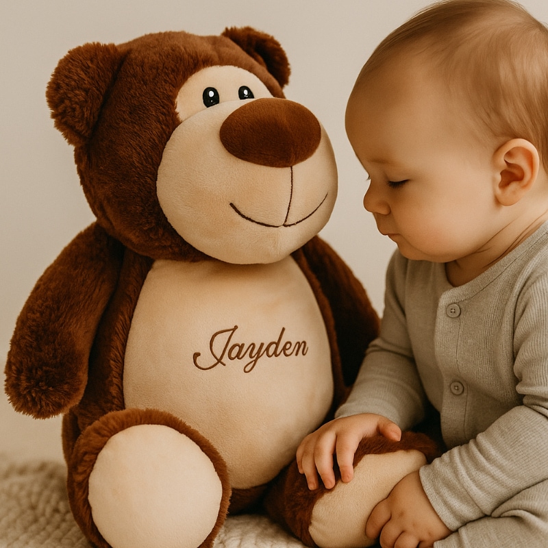 Teddy, Plushie, Teddybär, Name personalisiert, Babyspielzeug
