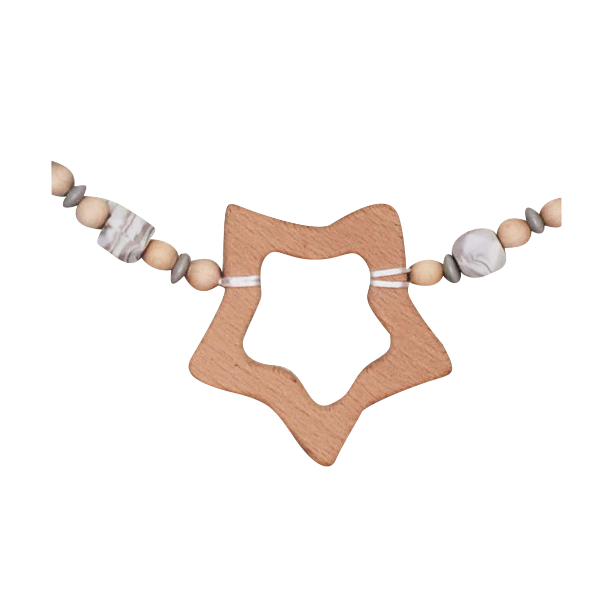 Halskette, Schmuckschild, Rosenholz, Perlenkette, Armband