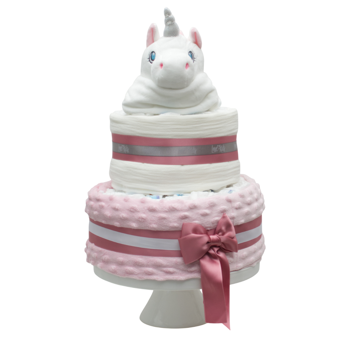 Unicorn, Torte, Fondant, Rosa, Halterung