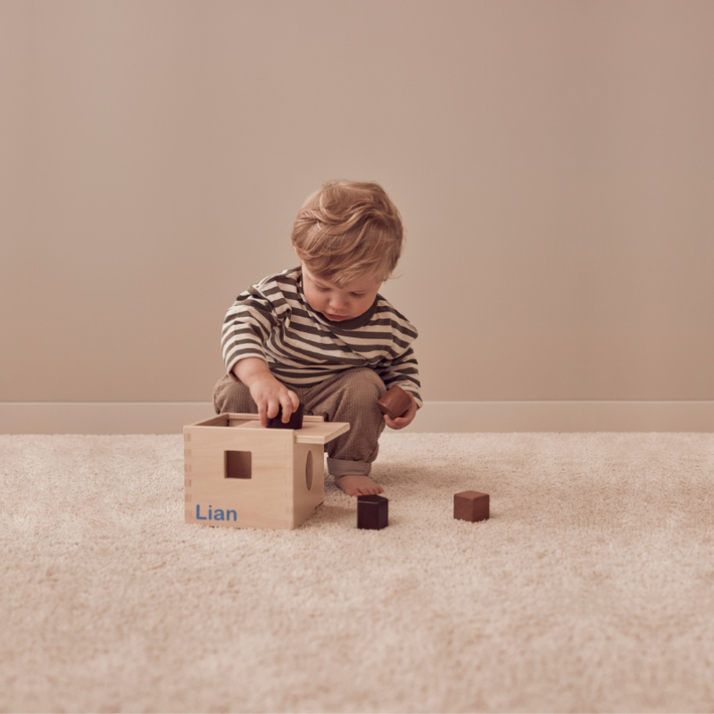 Kinder, Holzspielzeug, Bausteine, Holzwürfel, Puppenhaus?