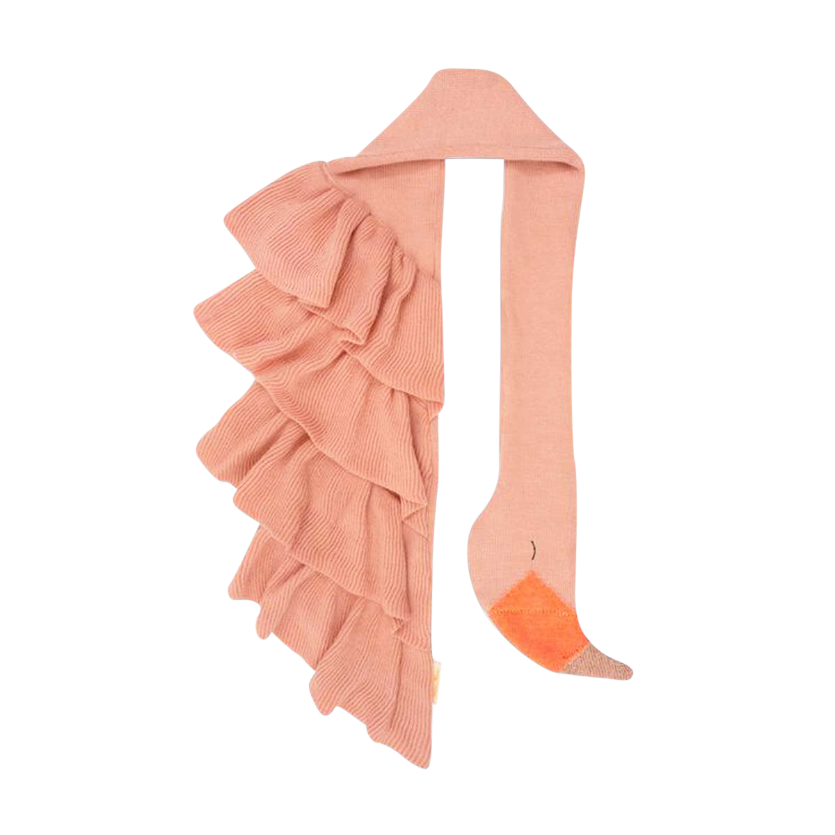 scarf, Flecht-/Rüschen, Rosa, Strick, gesteppt