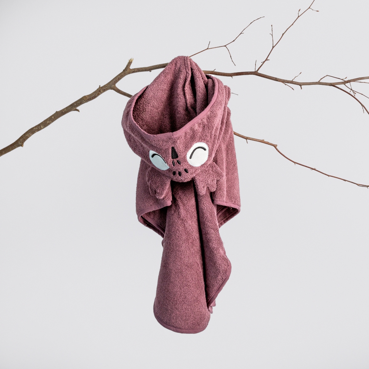 Tuch, Schal, Kuscheltuch, Kuscheltier-Optik, Pink
